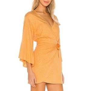 Lovers & Friends Kalina mini faux wrap dress